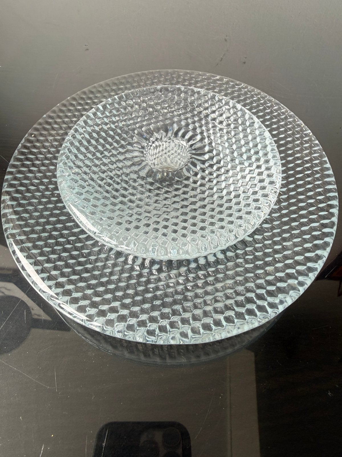 Deens Design Holmegaard kandelaar glas, Ophalen of Verzenden