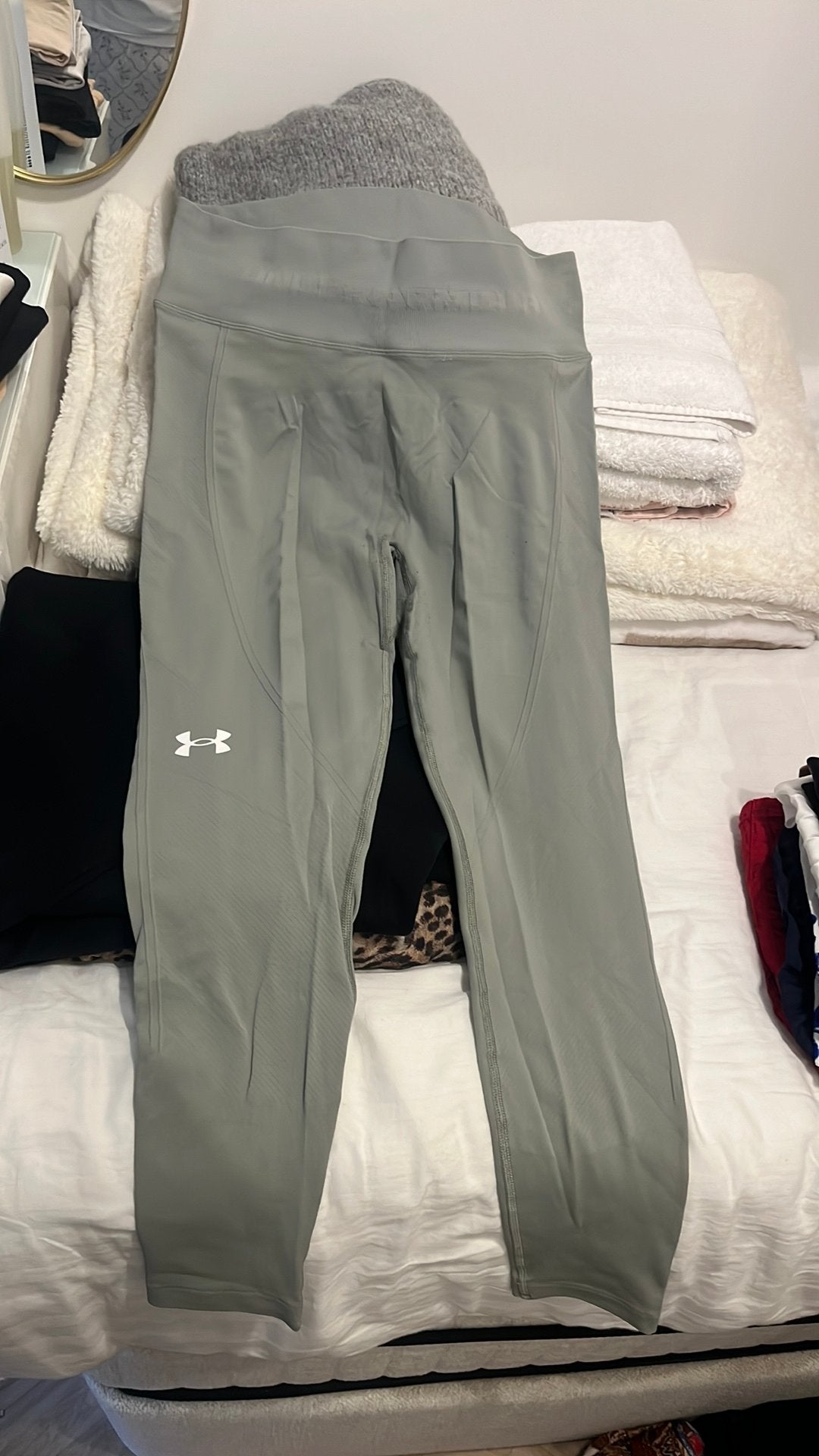 Under armour dames legging maat L, Ophalen of Verzenden, Zo goed als nieuw, Zwart