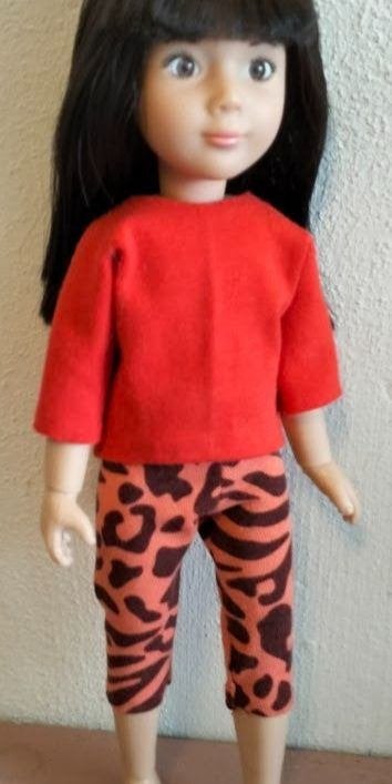 23cm Krushling doll fashion by AR.O, Verzenden, Nieuw, Kleertjes