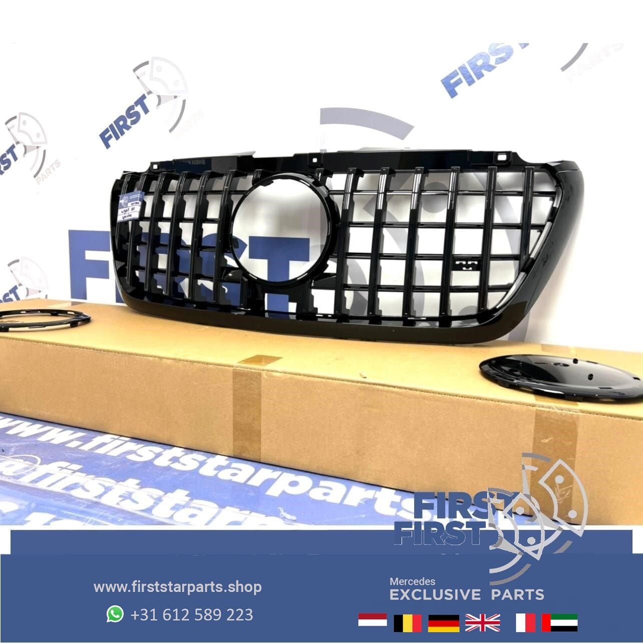W907 AMG PANAMERICANA GT VOORBUMPER GRIL Mercedes SPRINTER 9, Gebruikt, -, Ophalen of Verzenden, -