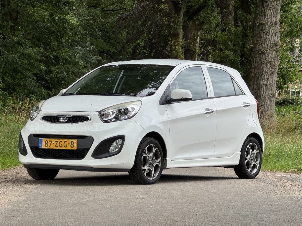 Kia Picanto 1.0 CVVT Design Ed. (bj 2012), Voorwielaandrijving, Gebruikt, 400 kg, Wit