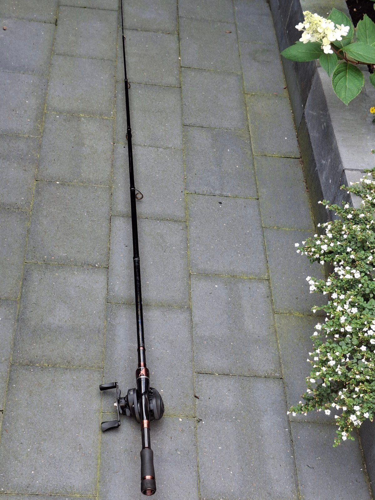 vis spullen vaste hengels werphengels en meer, Ophalen, Gebruikt