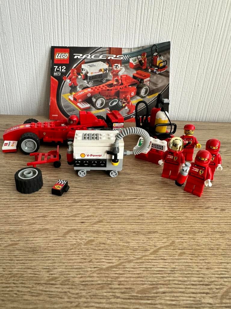 Lego Racers 8673 Ferrari, Ophalen of Verzenden, Gebruikt