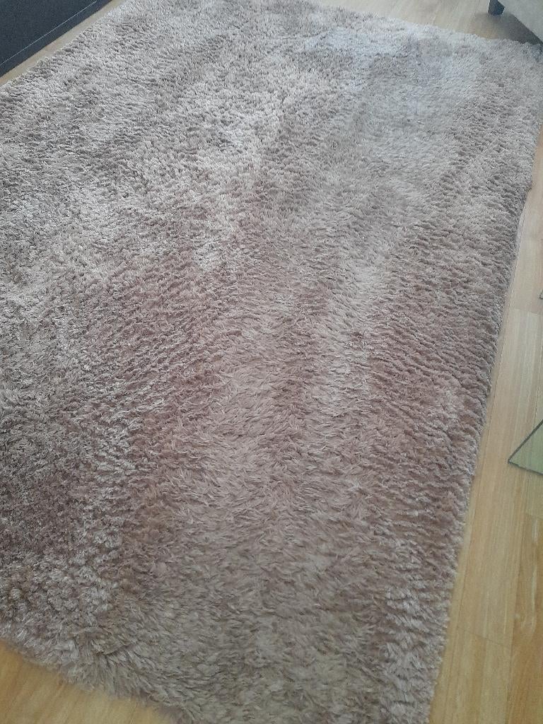 hoogpolig vloerkleed 200x300 cm, Ophalen, Bruin, Minder dan 10 m², Tapijt