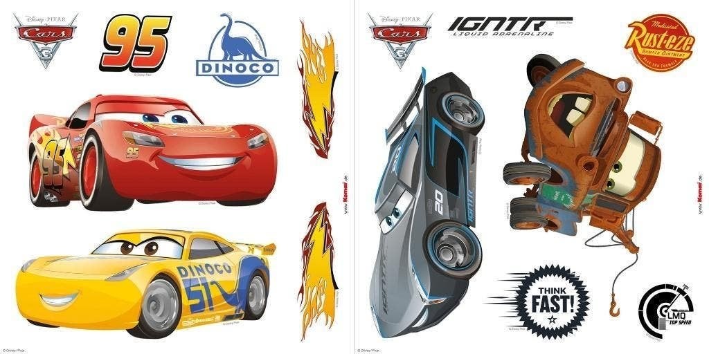 Disney Cars Raamstickers - Diverse Uitvoeringen, Verzenden, Nieuw, Film, Tv of Omroep