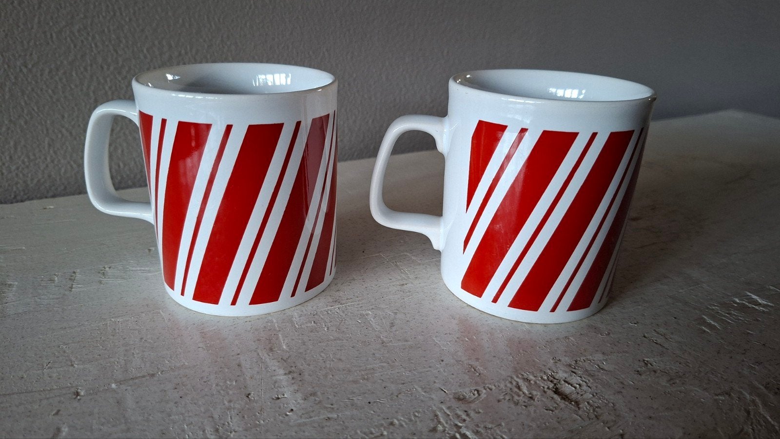 Vintage Kiln Craft Staffordshire mokken, Ophalen of Verzenden