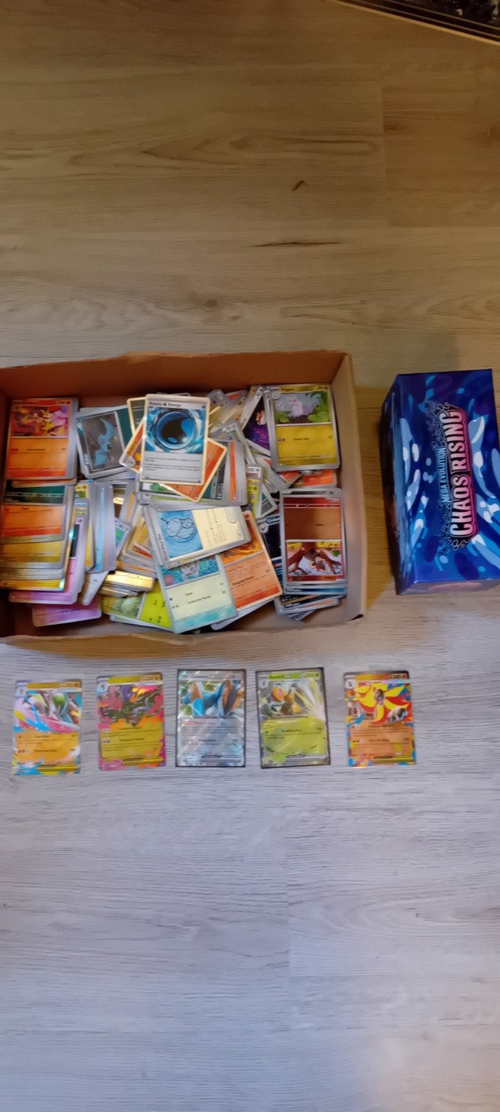 Pokémon kaarten Chaos Rising BULK + ex, Verzenden, Zo goed als nieuw, Meerdere kaarten, Foil