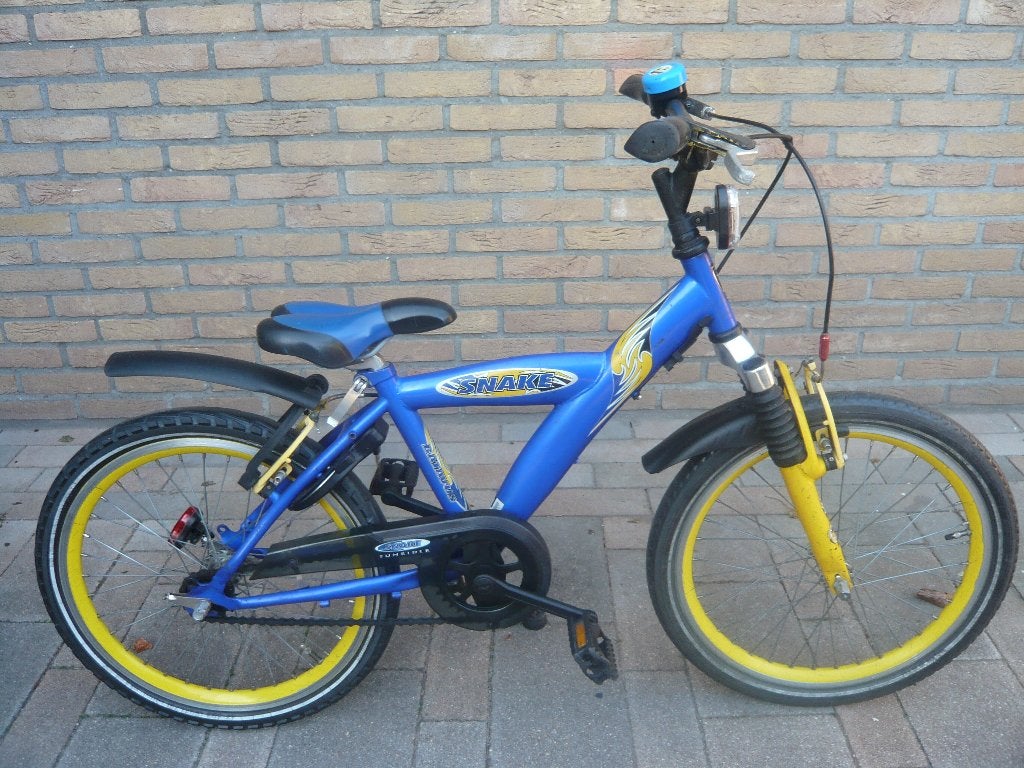 mooie 20"" batavus snake  blauw -geel, Ophalen, Gebruikt, 20 inch of meer, Batavus