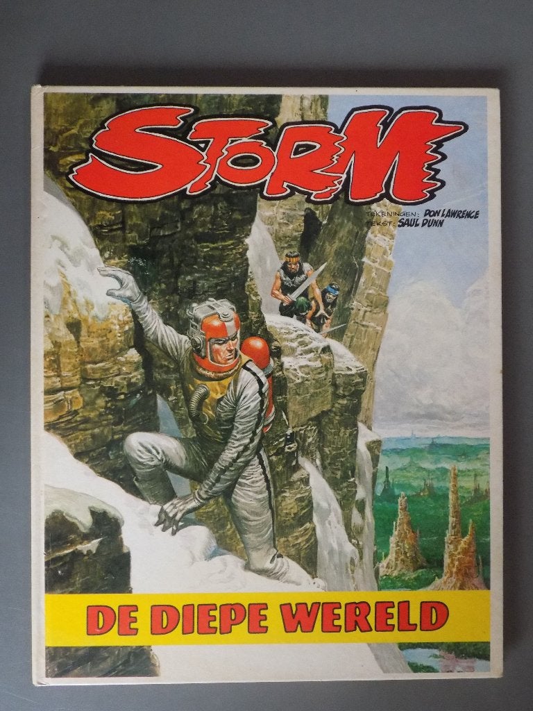 Storm - 01_HC_De diepe wereld [1e druk], Boeken, Eén stripboek, Ophalen of Verzenden, Gelezen, Don Lawrence