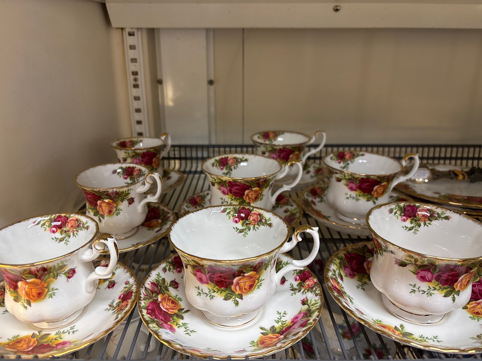 Prachtige Royal Albert Old Country Roses theeset, Ophalen of Verzenden