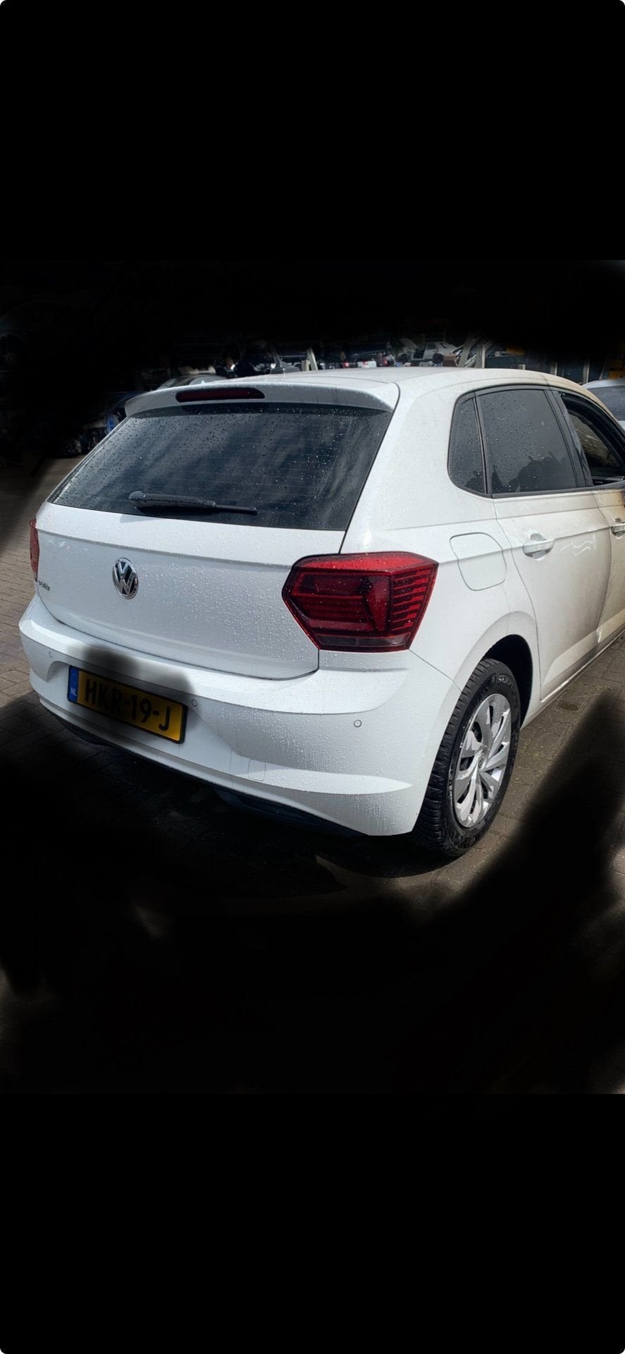 onderdelen volkswagen polo 2017 tot 2020 wit voorkant brand, Gebruikt, -, Volkswagen, -