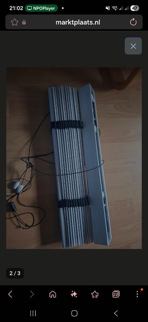 Luxaflex 059 x 115 cm voor badkamer, Ophalen, Gebruikt, Wit, 50 tot 100 cm