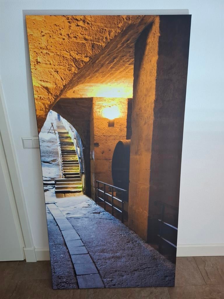 Foto op canvas doek 180x90cm, Ophalen, Zo goed als nieuw, Rechthoekig, 125 cm of meer