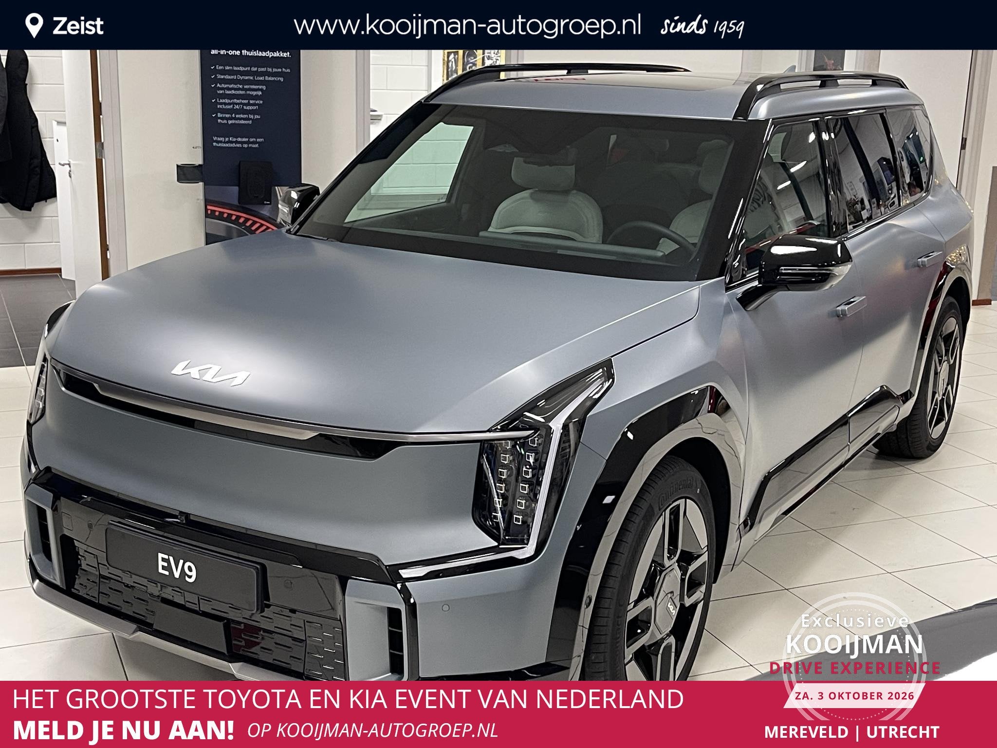 Kia EV9 GT-Line AWD 99.8 kWh Direct Leverbaar | met 4 jaar g, Auto's, Automaat, Dealer onderhouden, EV9, Origineel Nederlands