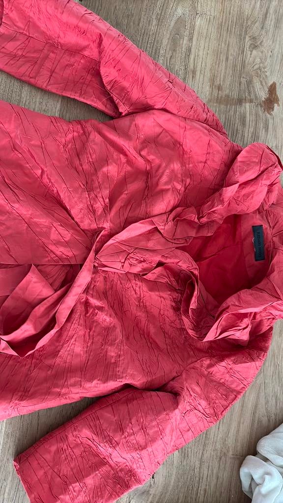 Renato nucci zijden rood jasje/blazertje, Ophalen of Verzenden, Zo goed als nieuw, Rood