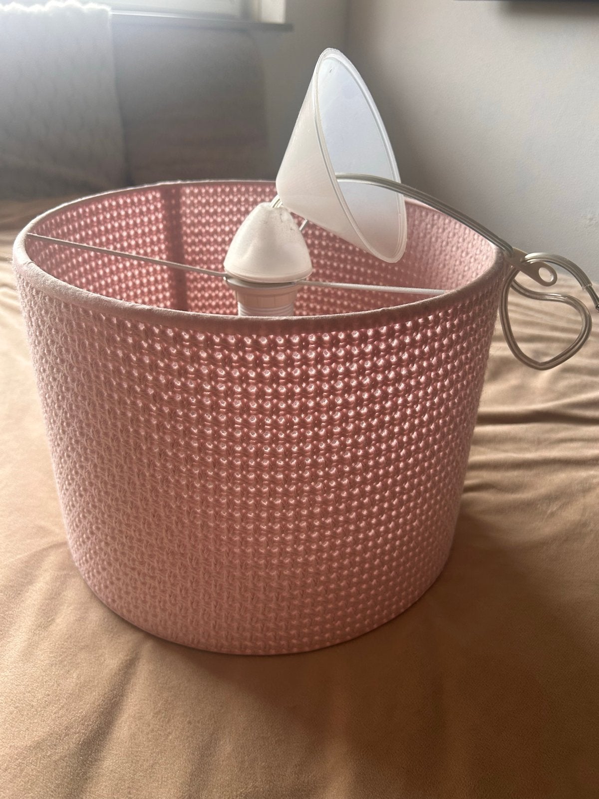 Baby's Only Hanglamp Licht Roze, Ophalen of Verzenden, Zo goed als nieuw, Textiel, E27 (groot)