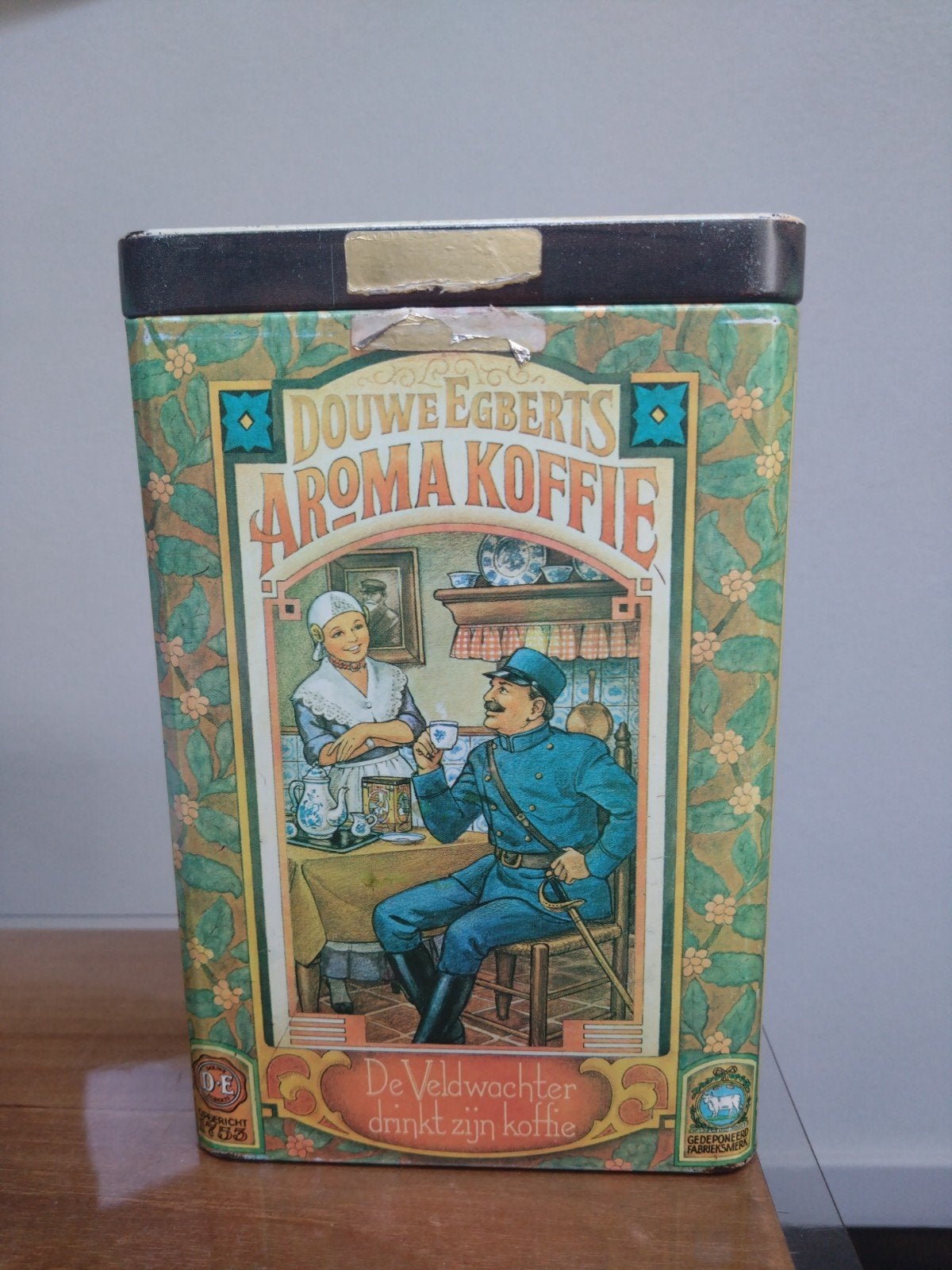 Vintage Douwe Egberts Aroma Koffie Bewaarbus, Ophalen of Verzenden, Gebruikt, Koffie, Douwe Egberts