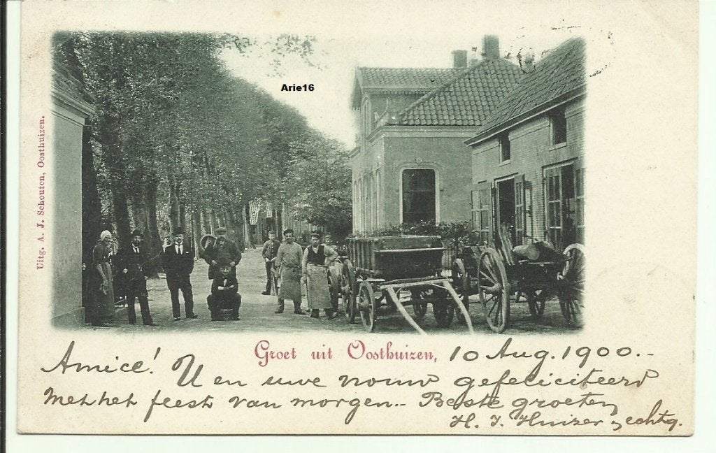 Oosthuizen, Verzenden, Voor 1920, Gelopen, Noord-Holland