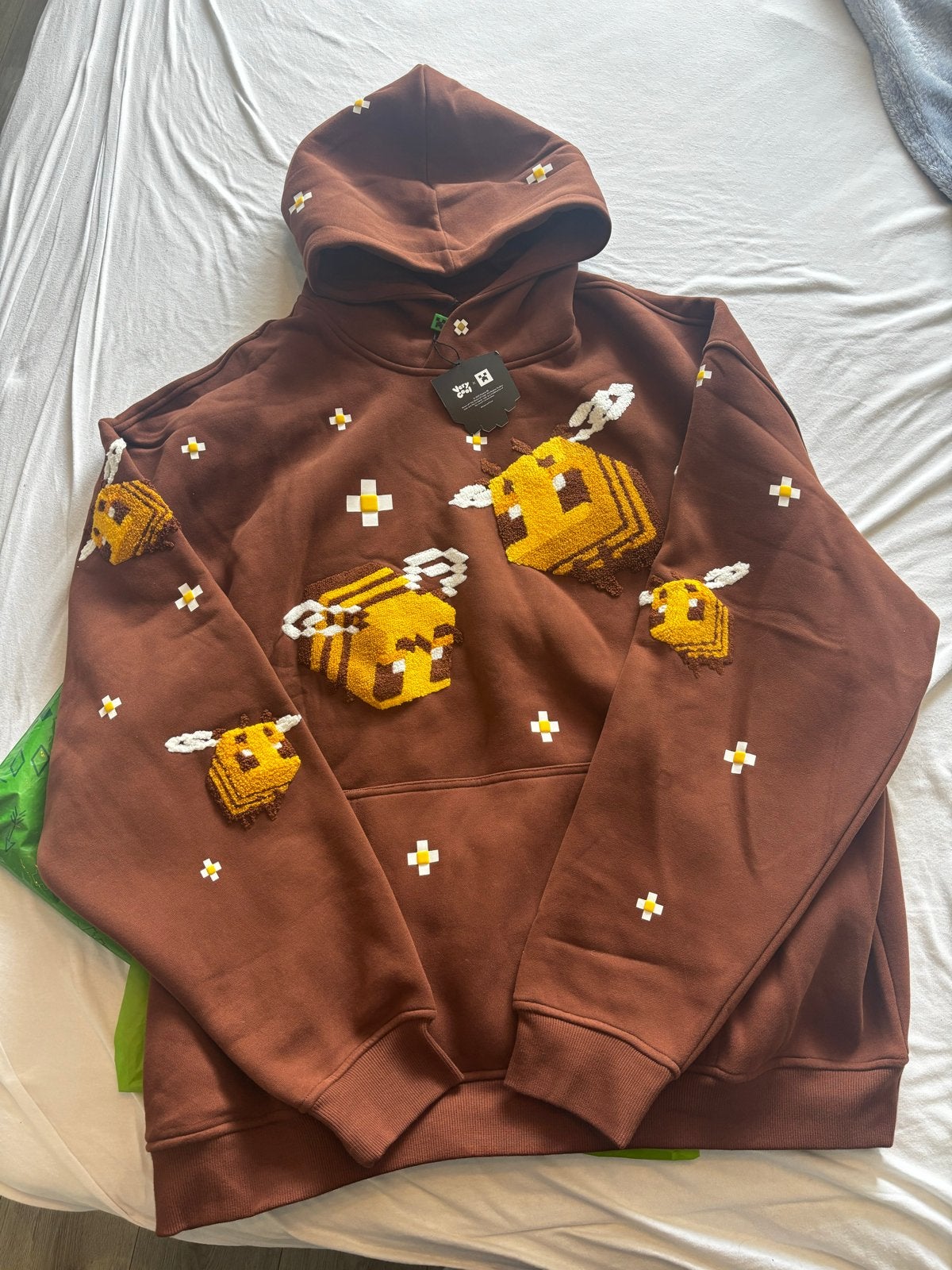 Minecraft x Very Cool shirtz Hoodie Bijen, Ophalen of Verzenden, Nieuw