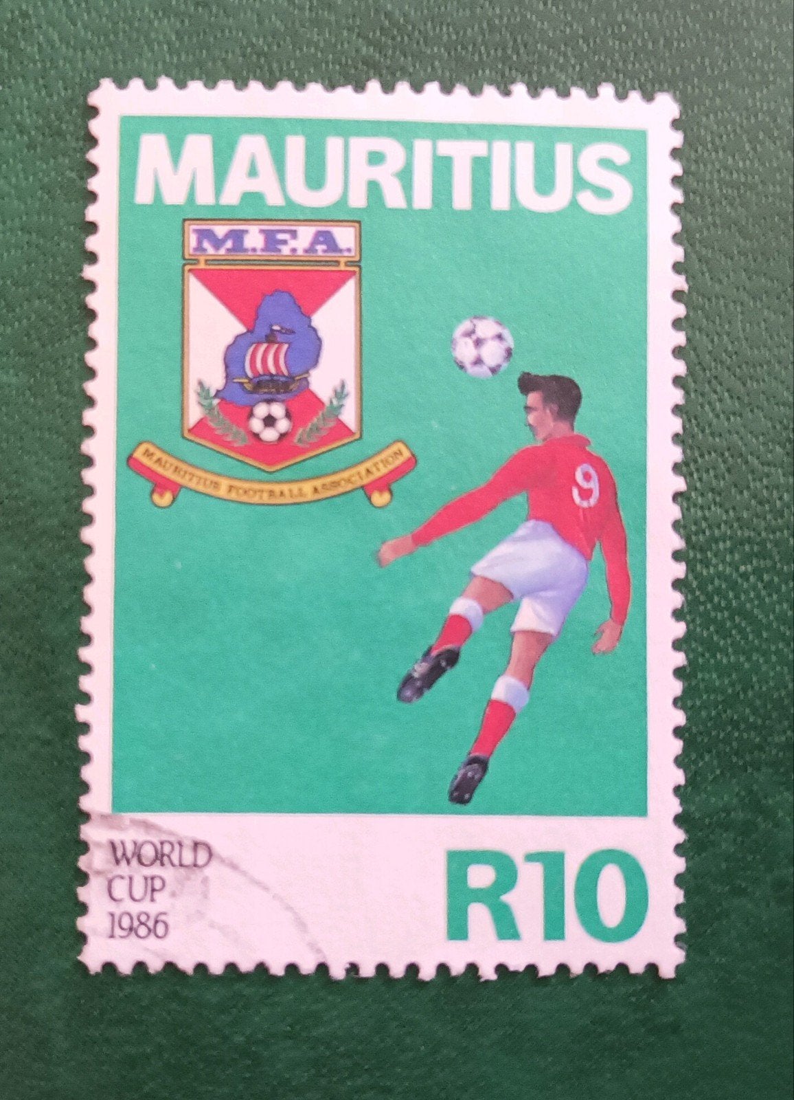 Mauritius 1986 pz WK, Verzenden, Overige landen, Gestempeld