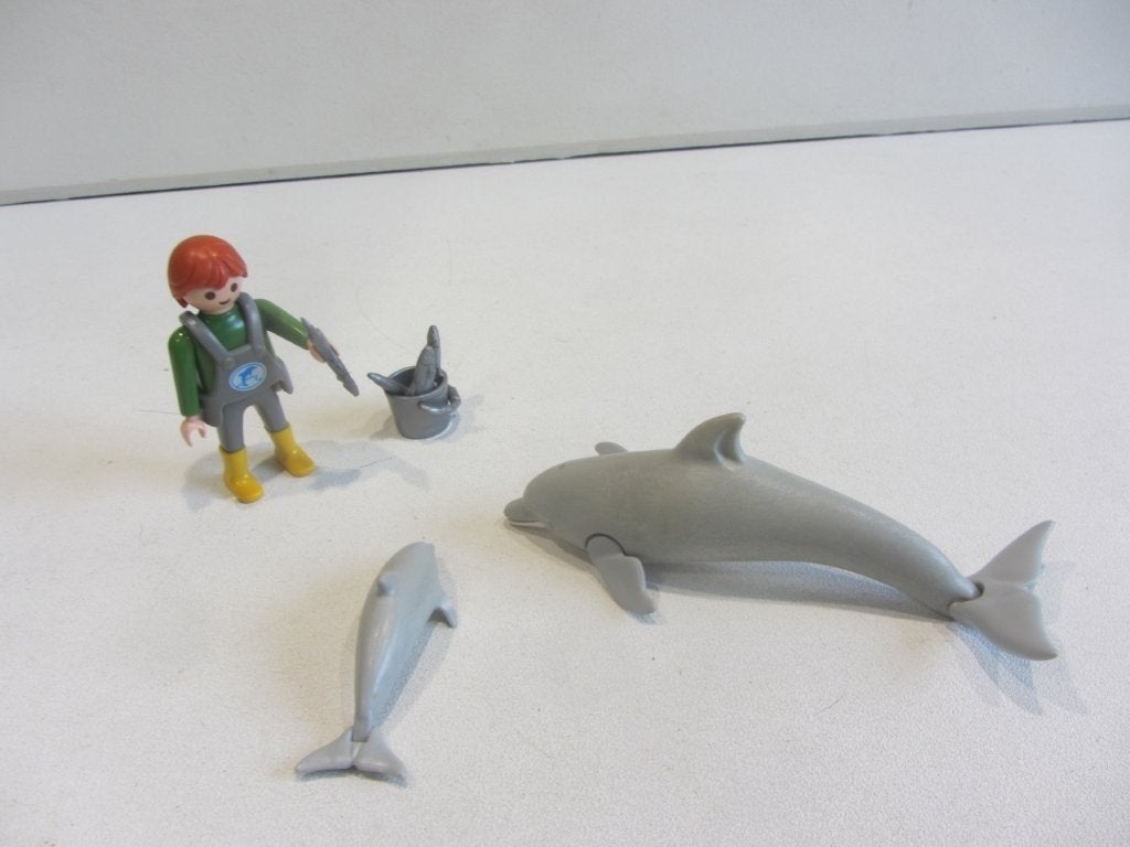 Playmobil 7363 Dolfijn met baby, Ophalen of Verzenden, Gebruikt, Complete set
