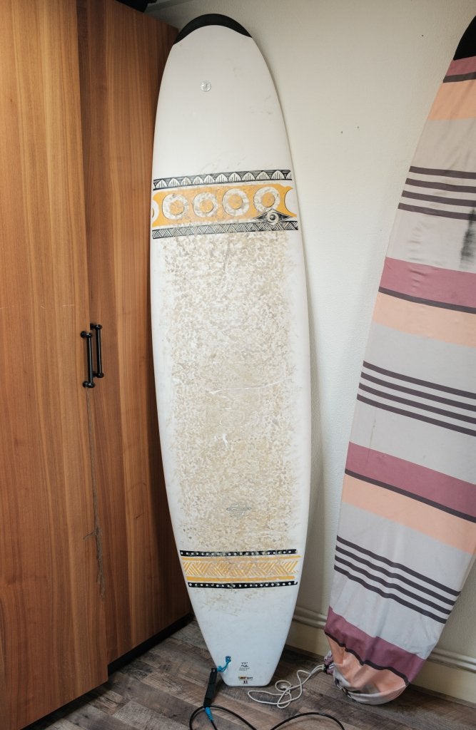 BIC Malibu surfboard 7’9, Watersport en Boten, Ophalen, Gebruikt, Longboard, Met vinnen