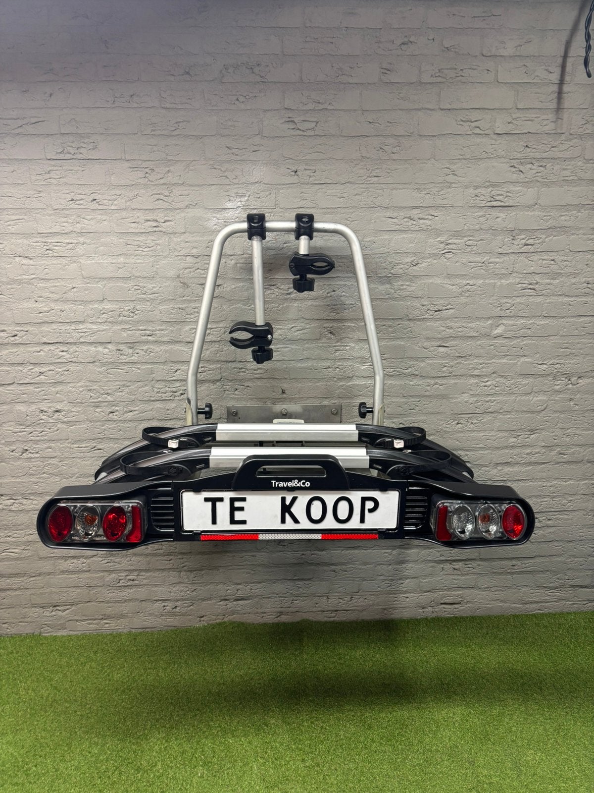 NETTE ANWB TRAVEL&CO(ele)fietsen60kg/kantelb/klik&go/stabiel, Auto diversen, Ophalen, Gebruikt, Brede banden, 2 fietsen