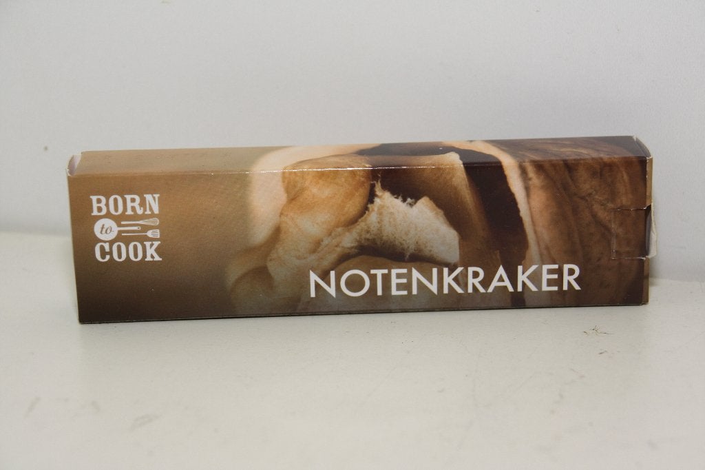 Notenkraker. Nieuw in doos. Born to Cook., Ophalen of Verzenden, Nieuw, Metaal, Zilver