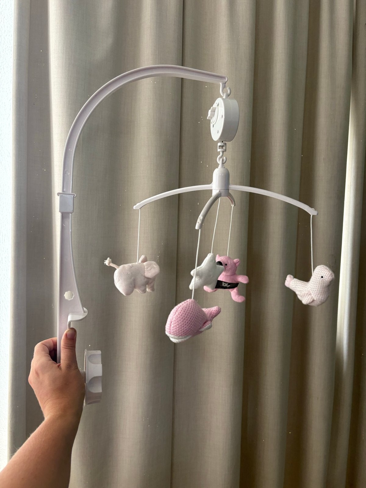 Baby's Only Muziekmobiel roze/wit, Ophalen of Verzenden, Zo goed als nieuw