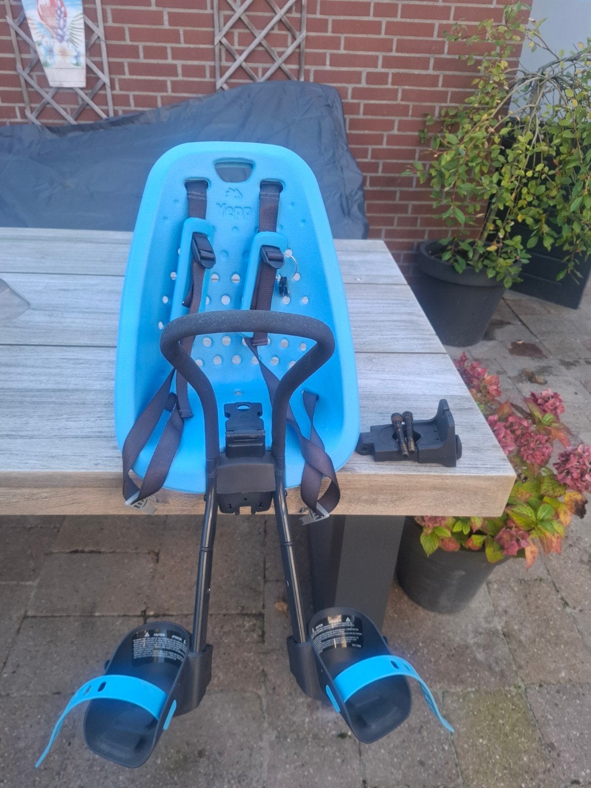 Yepp fietsstoeltje (voor) met windscherm, Ophalen, Yepp, Voorzitje, Gebruikt