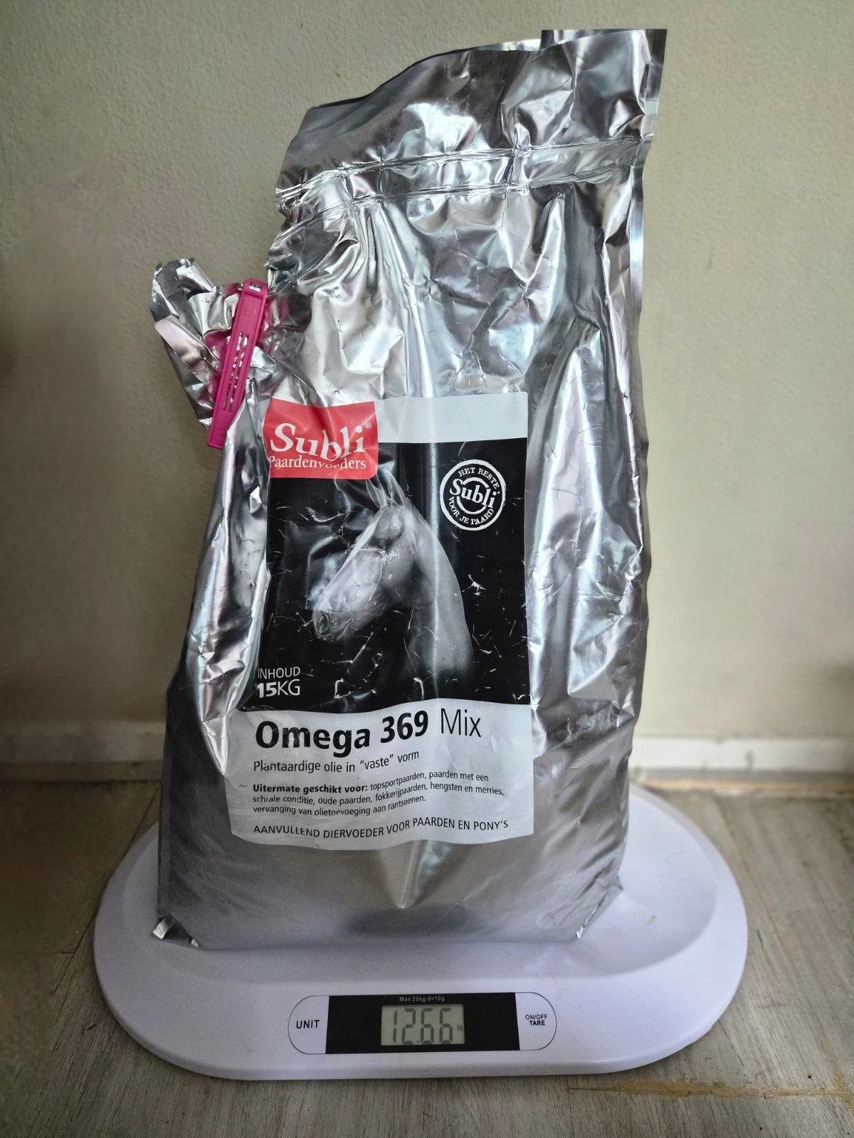 Subli Omega 369 mix paardrn voer / voedingsupplement 12,66 K, Dieren en Toebehoren, Overige merken, Ophalen of Verzenden, Zo goed als nieuw