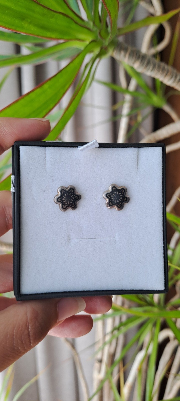 Vintage zilveren oorstekers., Sieraden, Tassen en Uiterlijk, Oorbellen, Ophalen of Verzenden