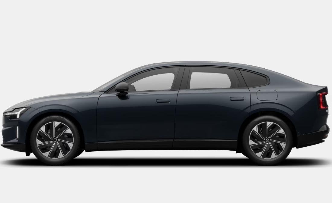 Volvo ES90 Single Motor Ext. R. Plus Business Edition 92 kWh, Auto's, Automaat, 12 maanden, Achterwielaandrijving, Blauw