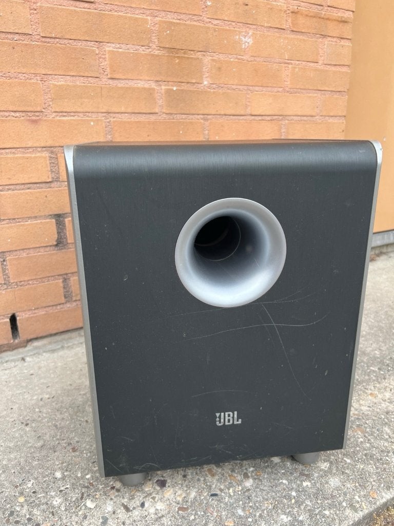 JBL CS80SUB/230 Actieve subwoofer, Audio, Tv en Foto, Luidsprekers, Ophalen, Gebruikt, 60 tot 120 watt, Subwoofer