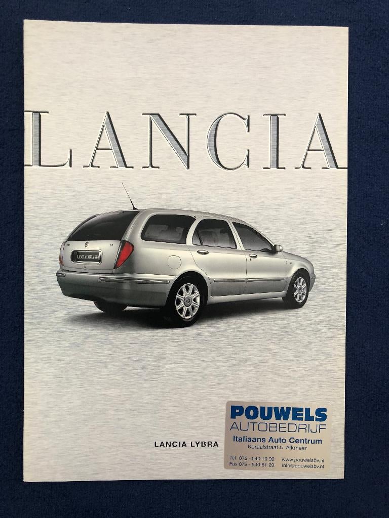 Lancia Lybra folder 2002, Nieuw, Ophalen of Verzenden, Overige merken, Lancia