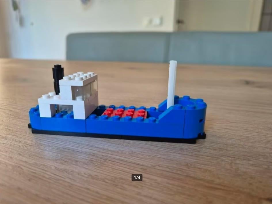 LEGO set 616 Vrachtschip, Kinderen en Baby's, Speelgoed | Duplo en Lego, Gebruikt, Lego, Compleet, Ophalen of Verzenden