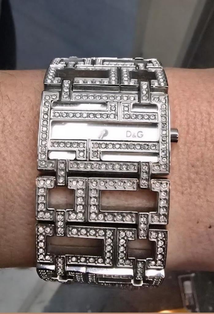 Dolce & Gabbana dames horloge, Sieraden, Tassen en Uiterlijk, Horloges | Dames, Ophalen of Verzenden, Zo goed als nieuw, Staal