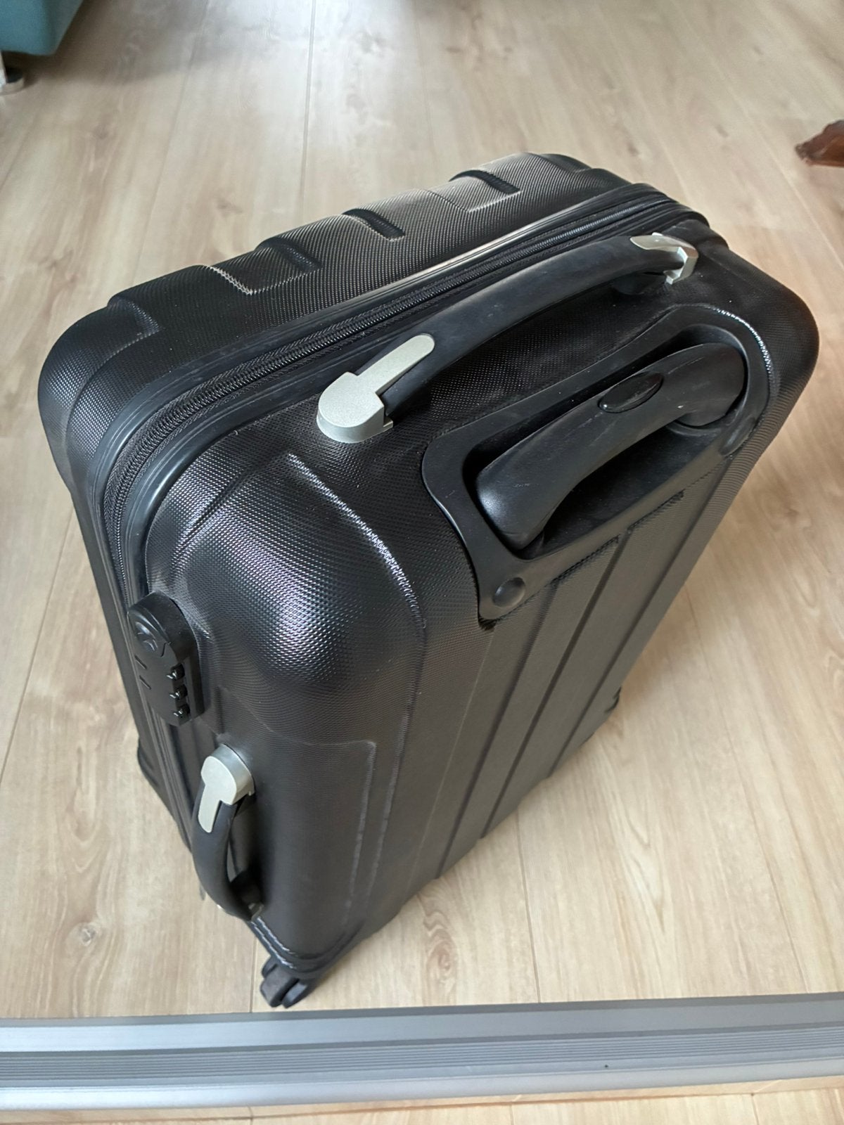 Koffer klein (50*40*25 cm) zwart, Sieraden, Tassen en Uiterlijk, Koffers, 50 tot 60 cm, Hard kunststof, Zo goed als nieuw, 35 tot 45 cm