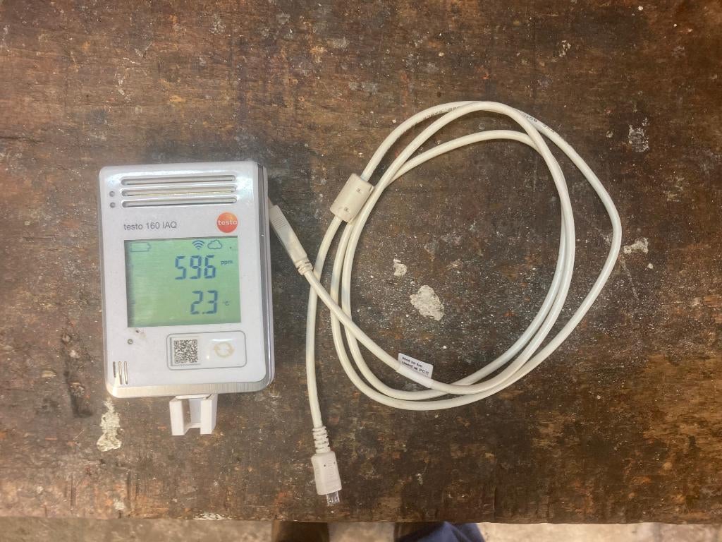 testo 160 IAQ - mini-datalogger (CO2 en temp), Ophalen of Verzenden