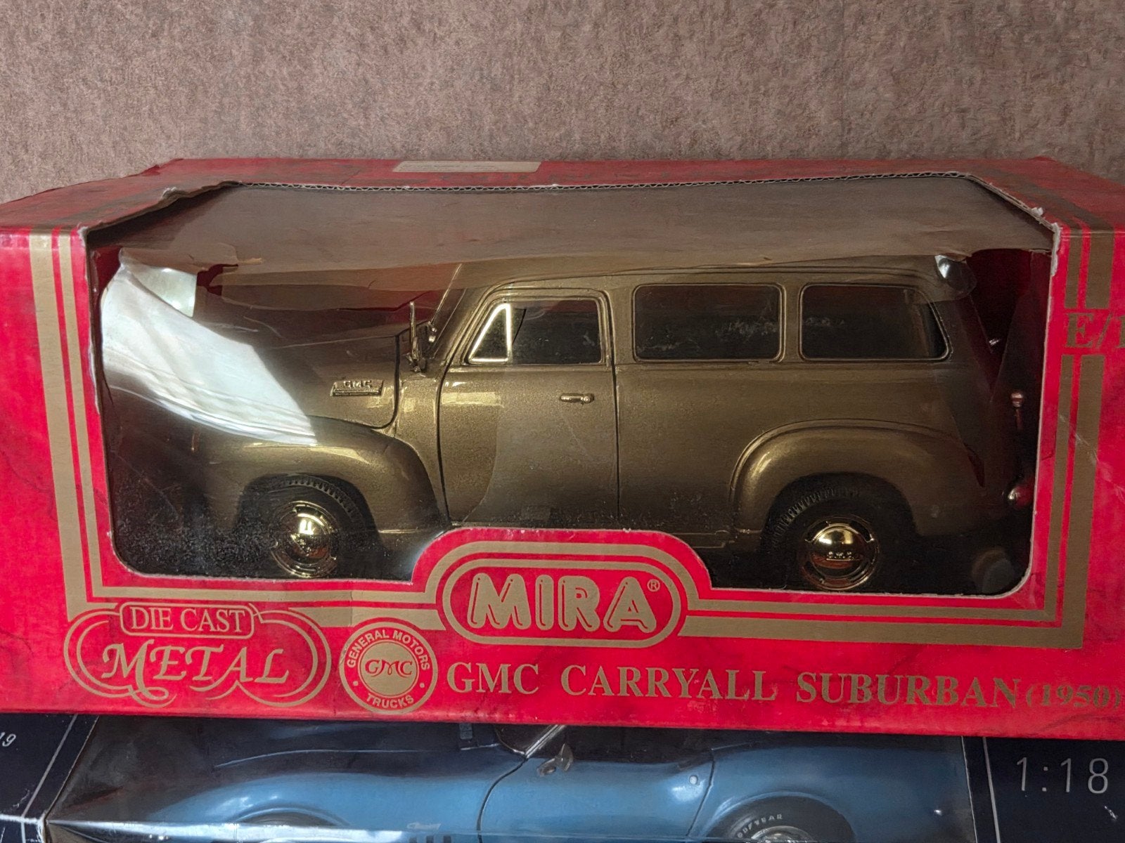 Mira GMC Carryall Suburban 1949 Diecast Modelauto, Hobby en Vrije tijd, Ophalen, Gebruikt, Auto, Overige merken