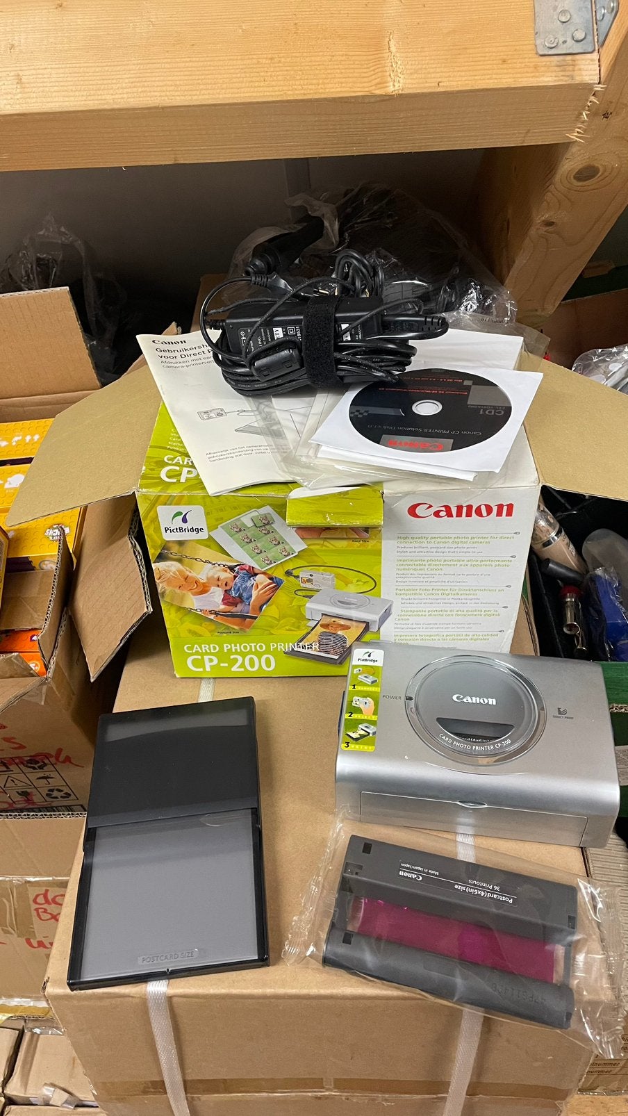 Canon CP-200 kaartfotoprinter, Fotoprinter, Kleur printen, Canon, Ophalen of Verzenden