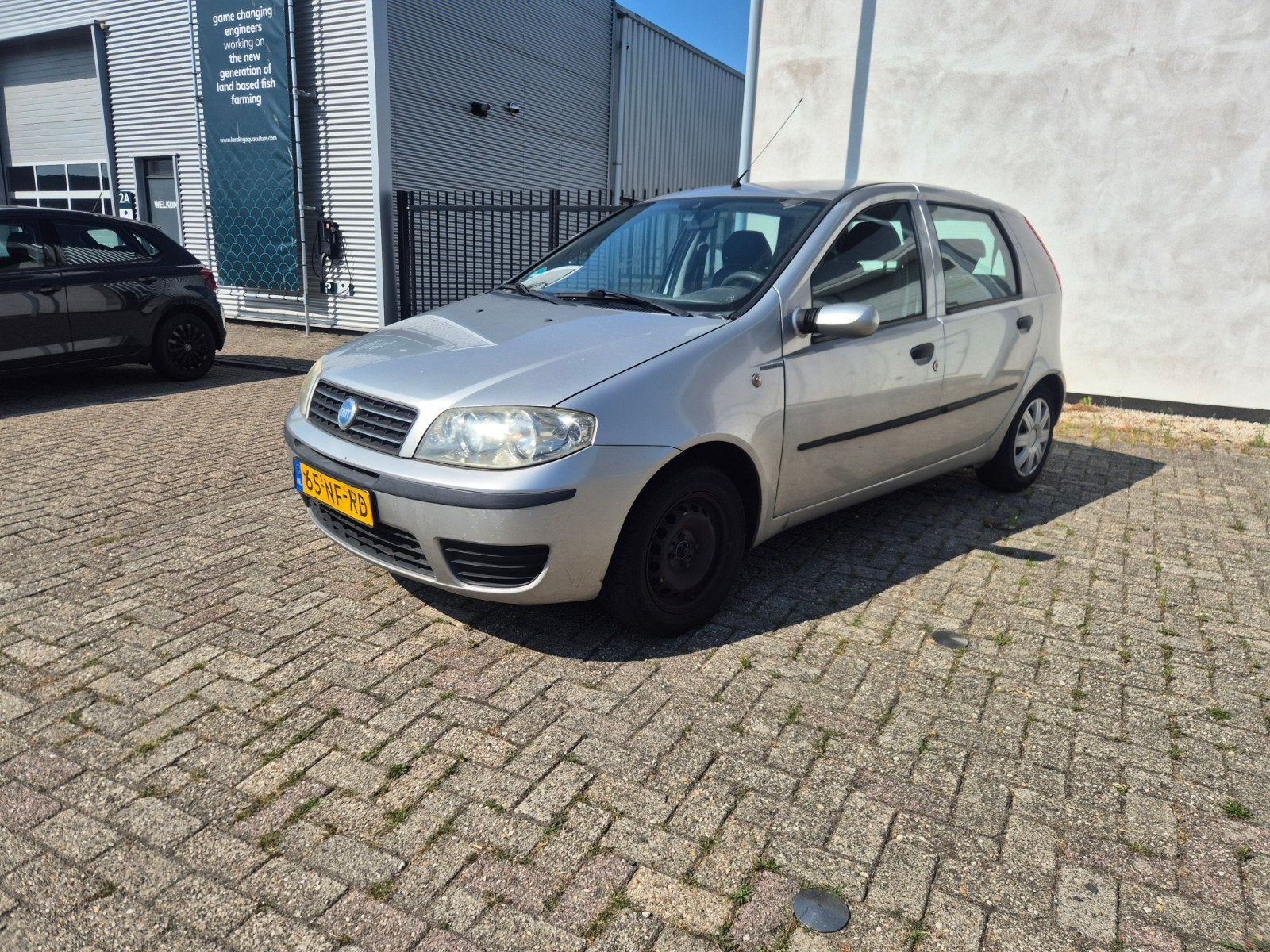 Fiat Punto 1.2 5DR 2003 Grijs, Auto's, Voorwielaandrijving, Stof, 1242 cc, 4 cilinders