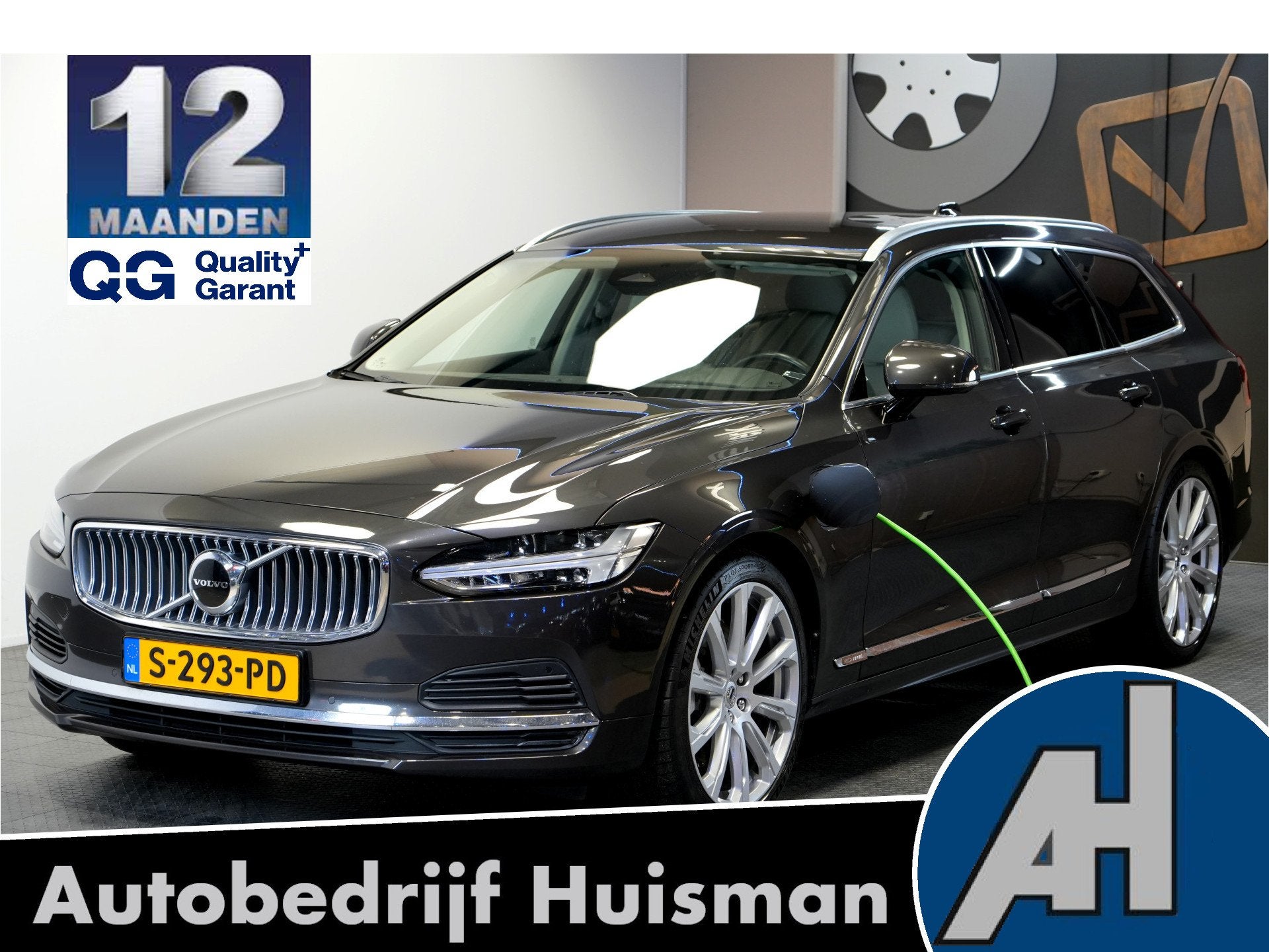 Volvo V90 2.0 T8 AWD 335kW/456pk Aut8 Plug-in hybrid Plus Br, Automaat, Dealer onderhouden, 4 cilinders, Hybride Elektrisch/Benzine