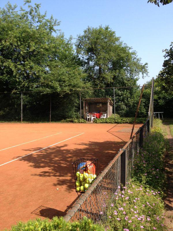 Tennisbaan gravel laren (nh), Ophalen of Verzenden