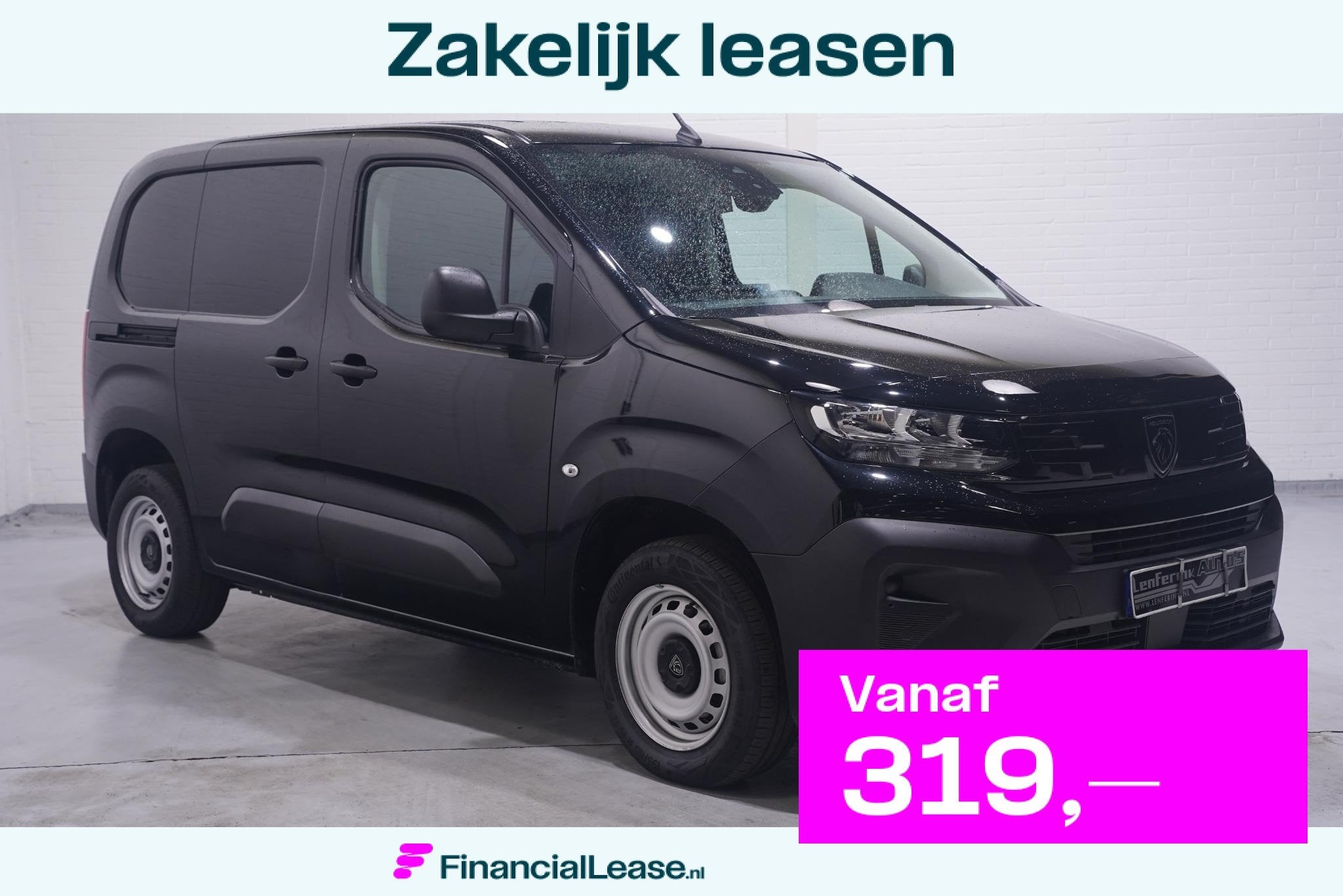 Peugeot Partner 1.5 BlueHDi 102 pk L1 Nwe Model Airco, Apple, Voorwielaandrijving, 1350 kg, Stof, Gebruikt