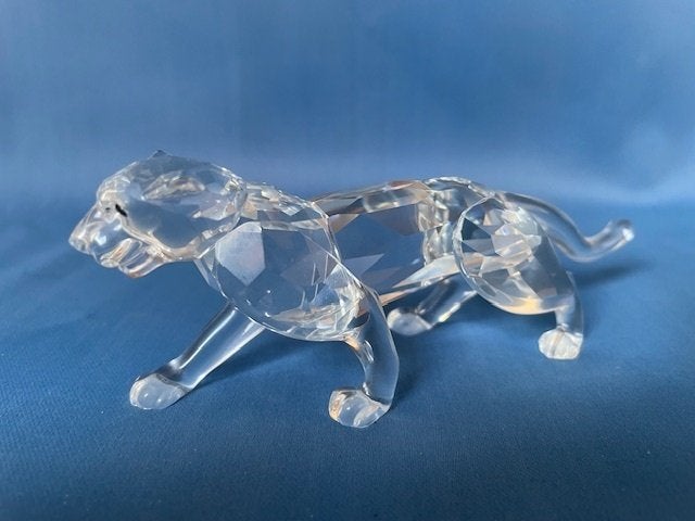 Swarovski beeld Luipaard lopend/sluipend, Verzamelen, Ophalen of Verzenden, Zo goed als nieuw, Figuurtje