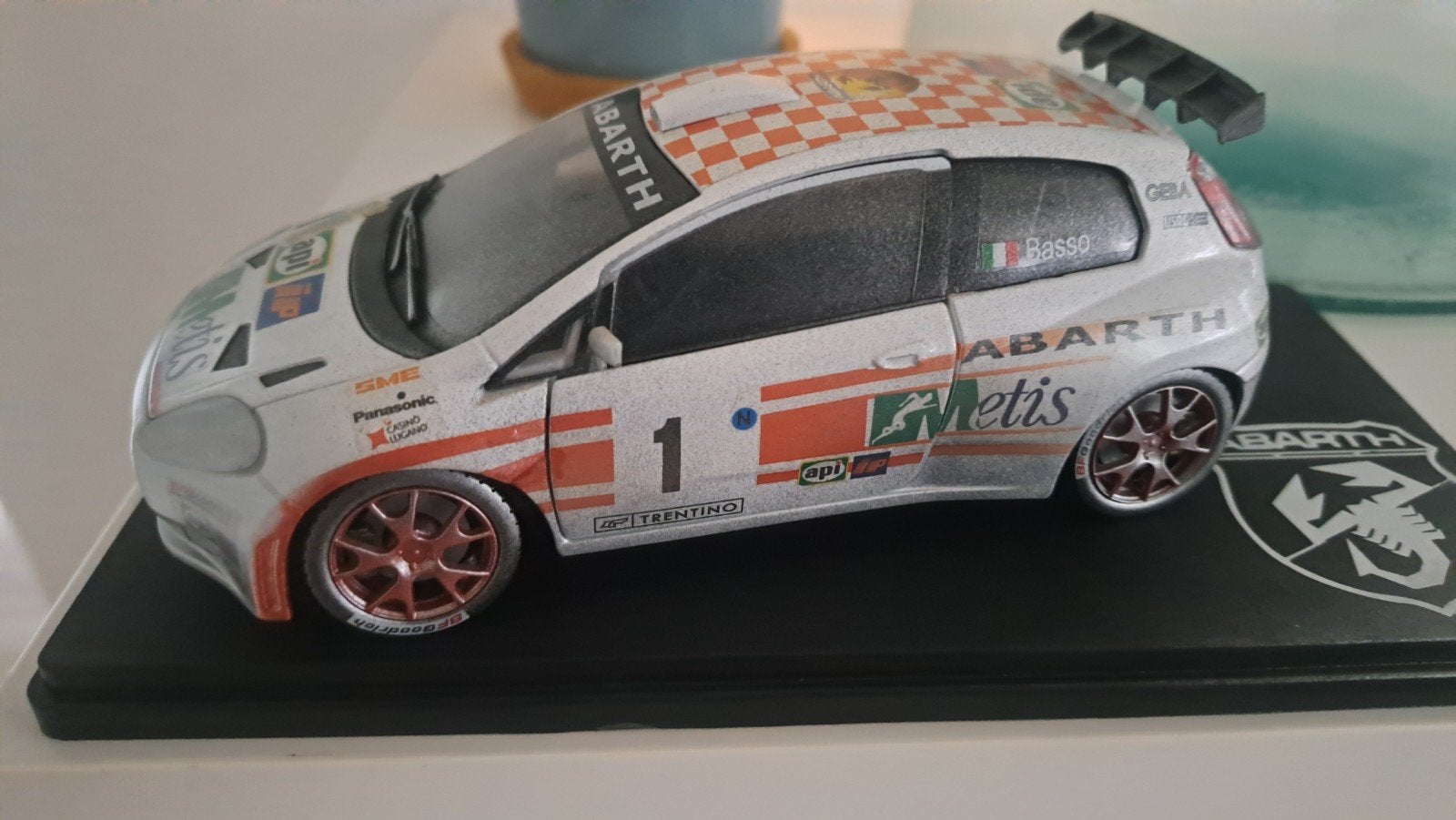 Fiat-Abarth Grande Punto Super 2000. 1:24., Ophalen of Verzenden