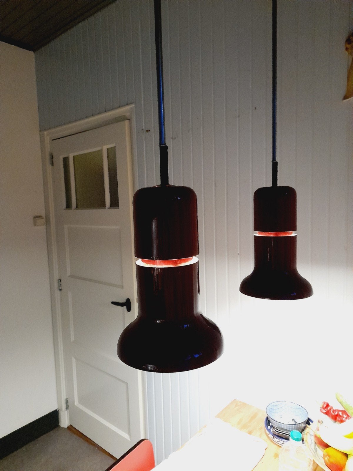 Set van 2 vintage Raak lampen, Ophalen