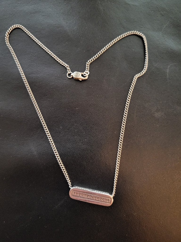 Buddha to Buddha zilveren ketting, Verzenden, Zo goed als nieuw, Zilver, Zilver