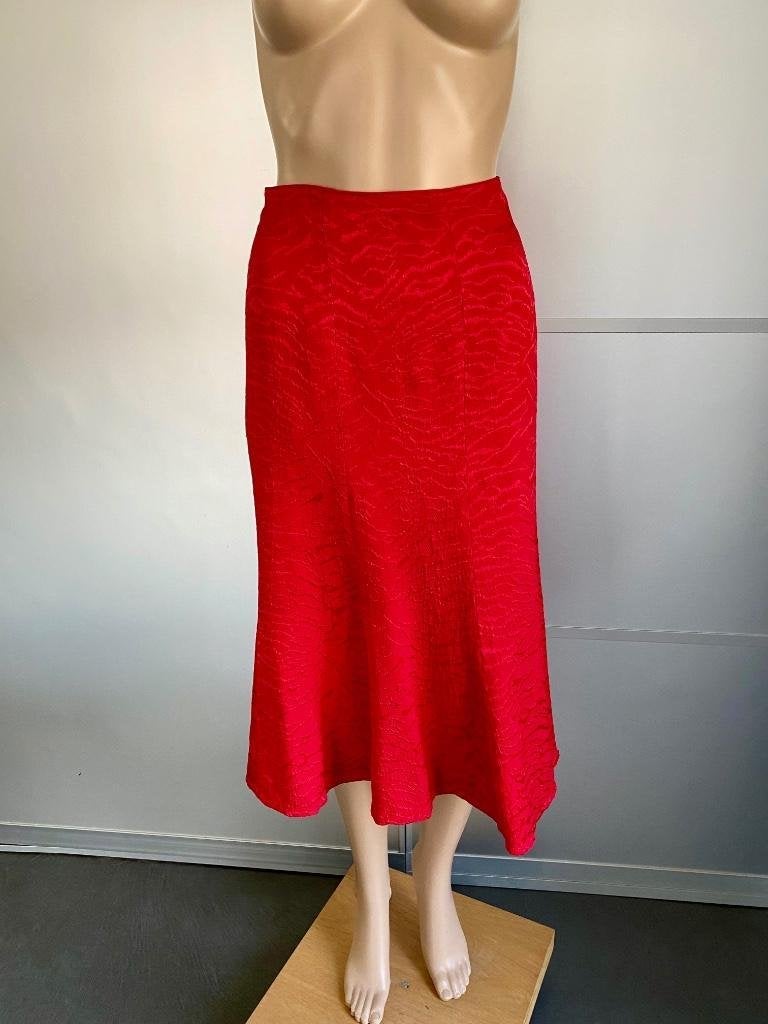 i646 Designerset: lange rok+jasje mt. 38=M rood feest blazer, Kleding | Dames, Maat 38/40 (M), Ophalen of Verzenden, Jo Immers